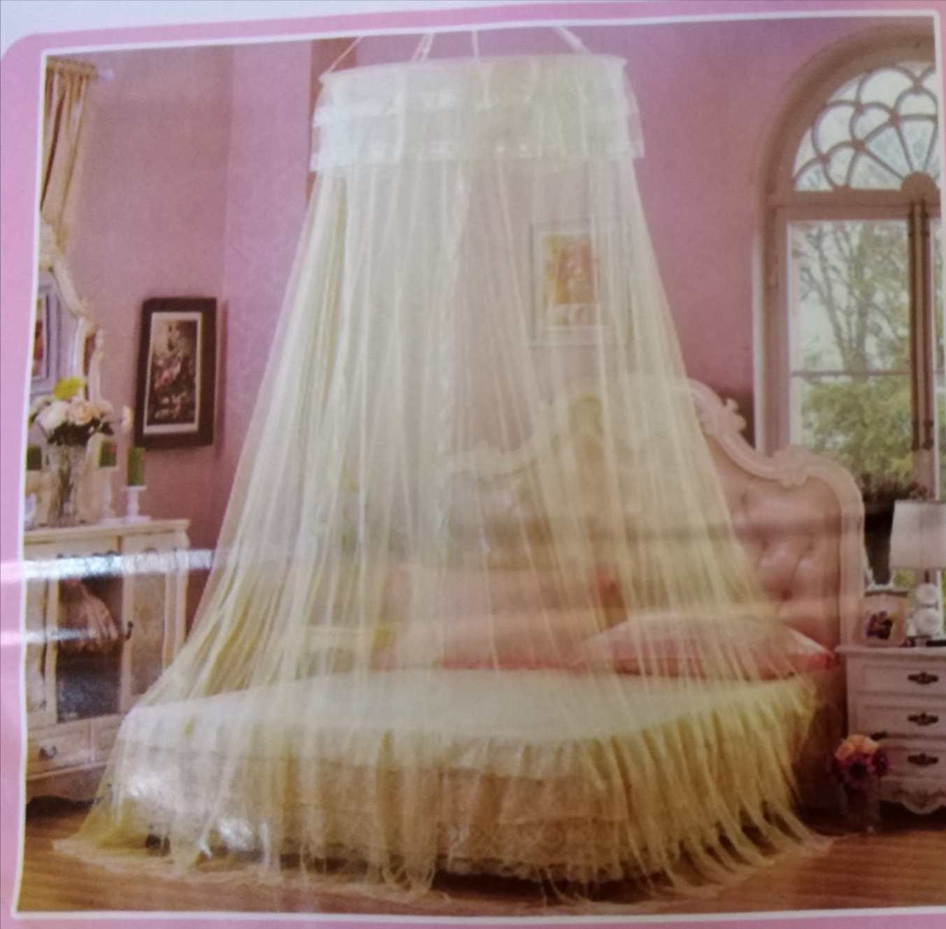 round mosquito net